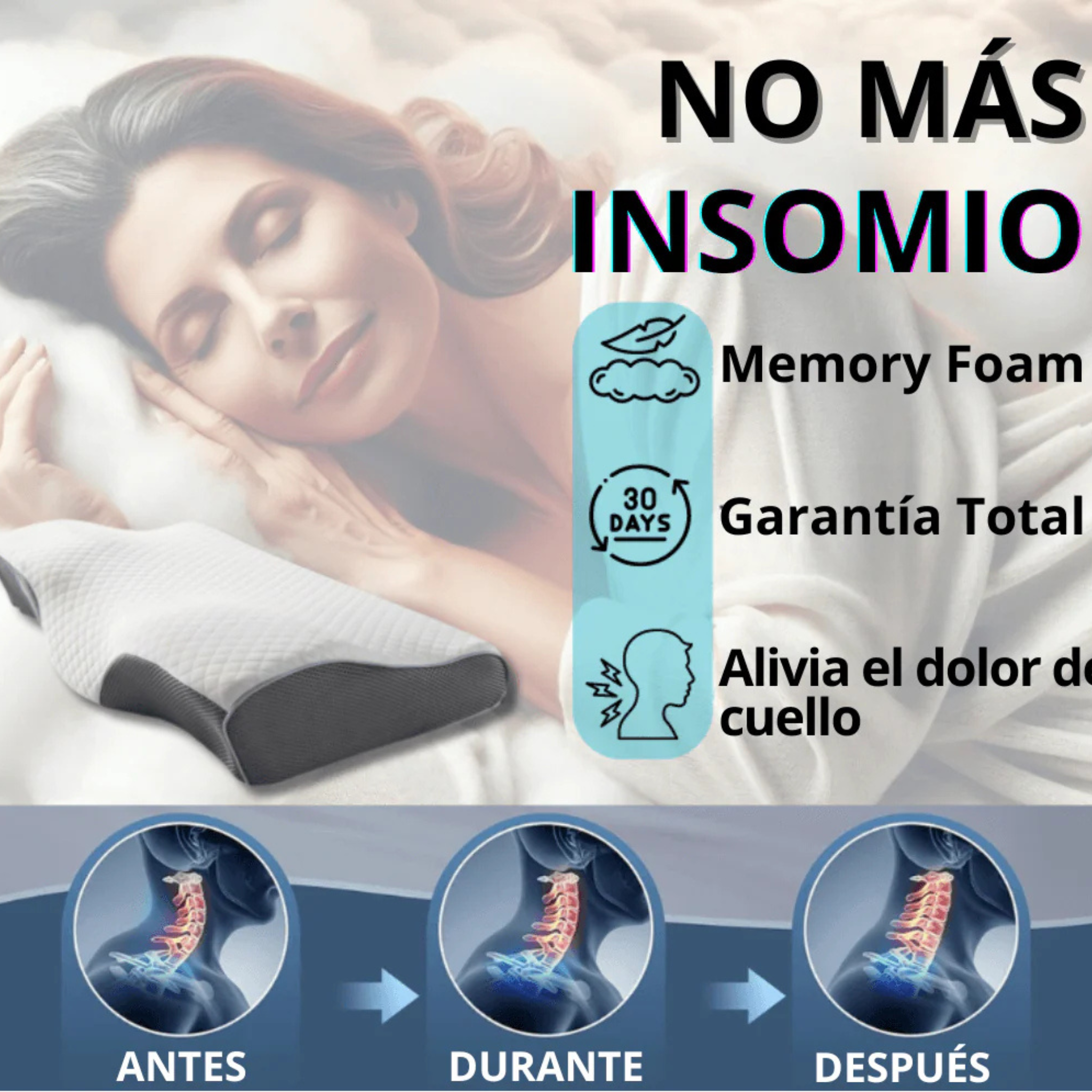 💤 LA ALMOHADA DESCANSO SIN DOLOR